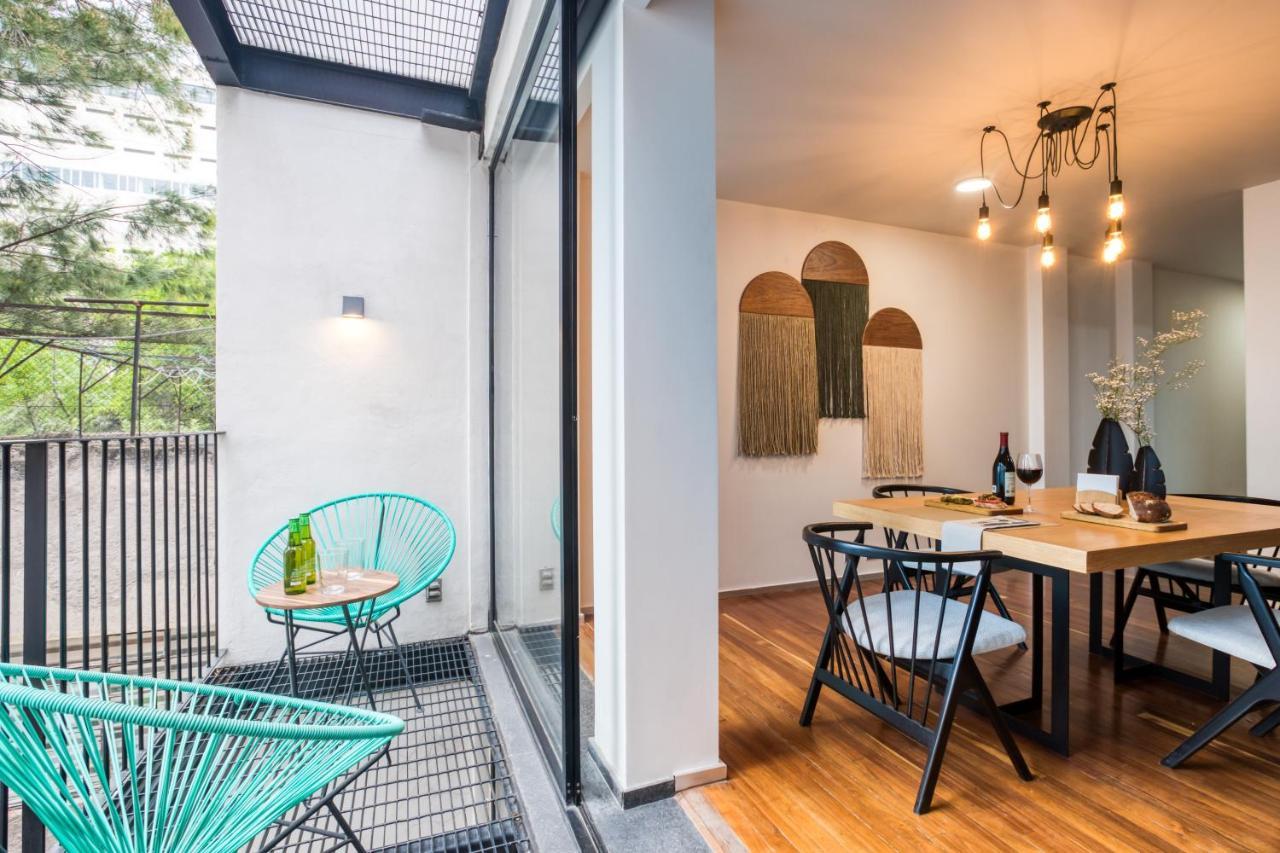 Uliv Condesa Apartment Kota Meksiko Bagian luar foto