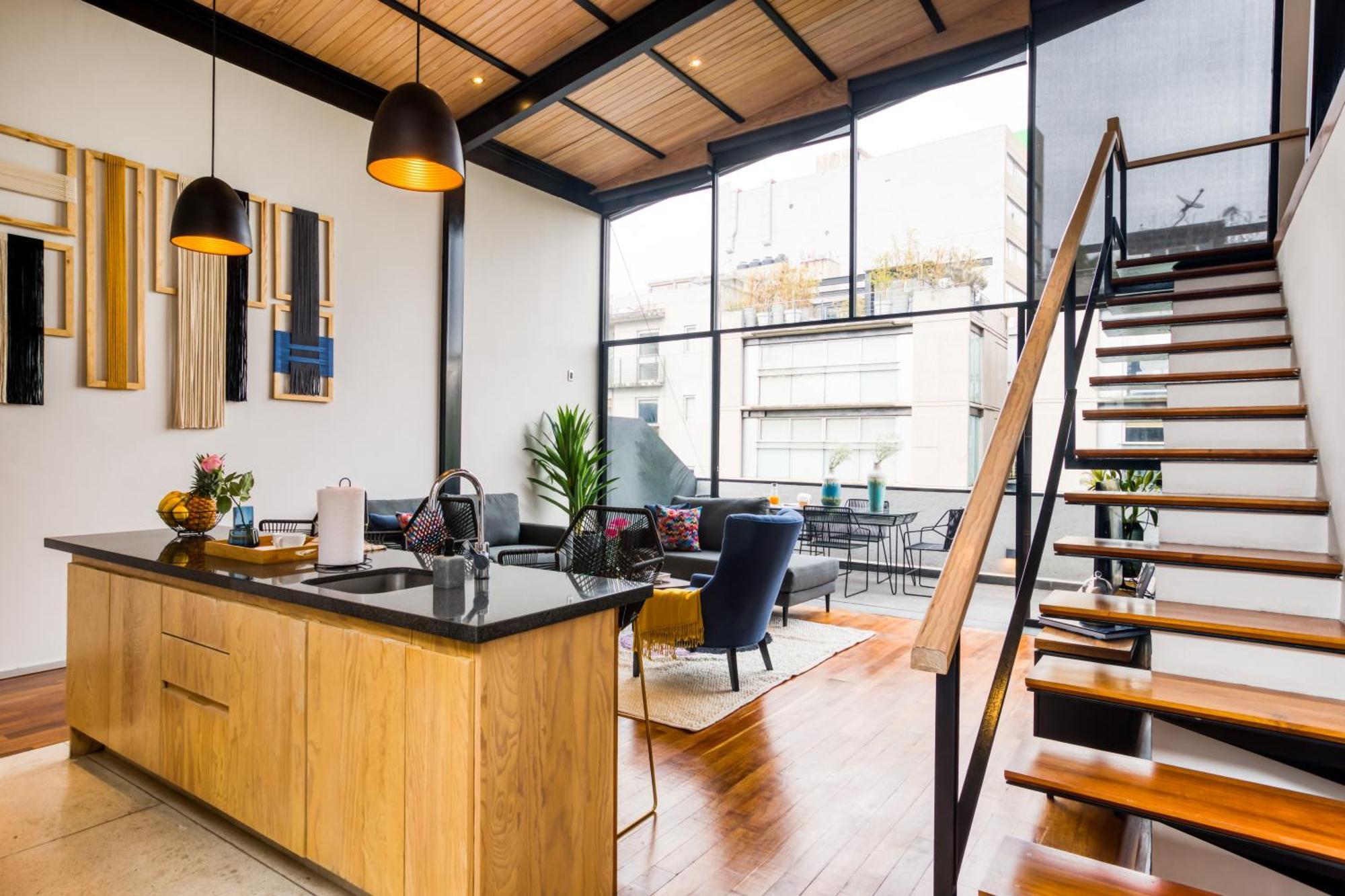 Uliv Condesa Apartment Kota Meksiko Ruang foto