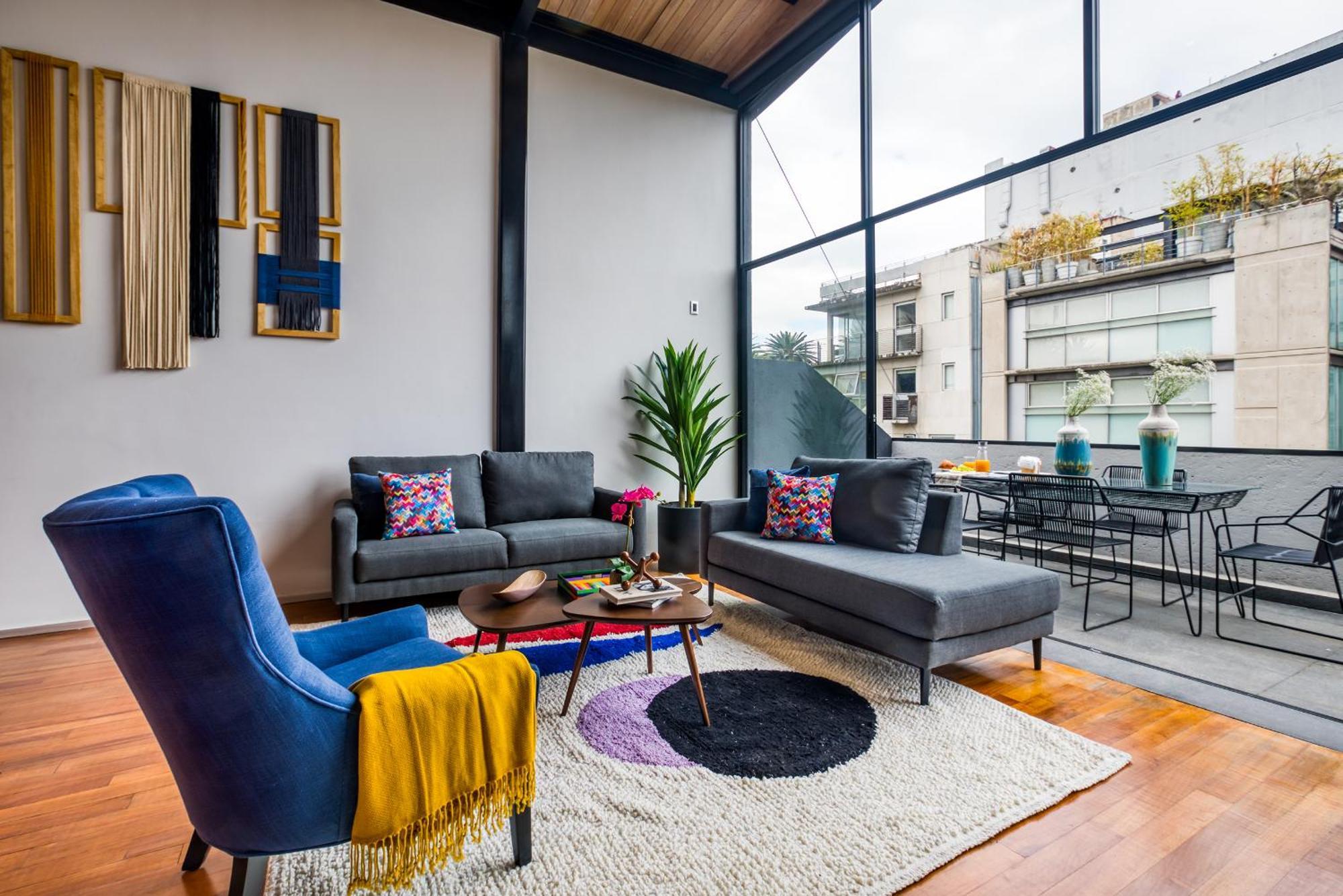 Uliv Condesa Apartment Kota Meksiko Bagian luar foto